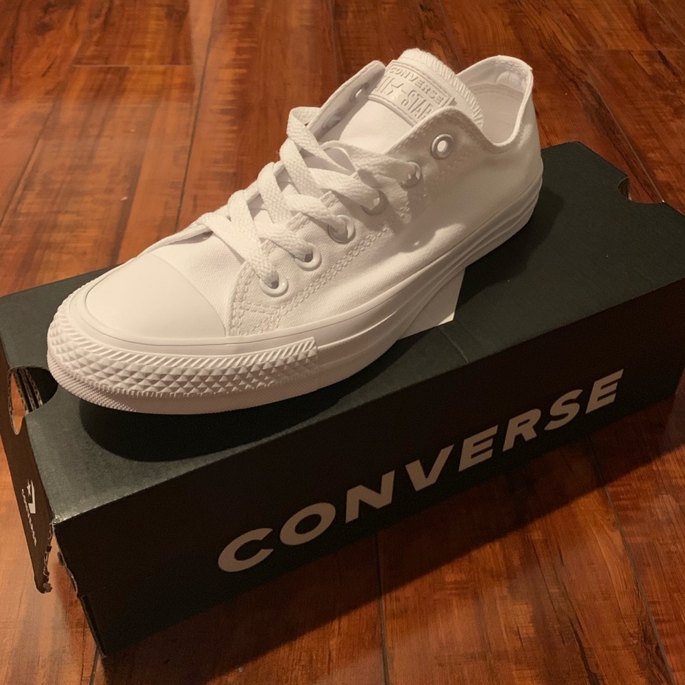 NWB White Converse